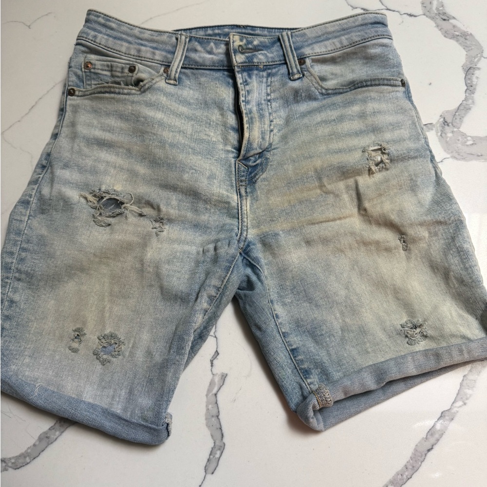 American Eagle Outfitters Light Blue Jean Shorts